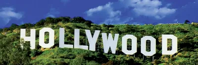 A nevezetes hollywoodi dombok. A betűk magassága tizennégy, szélességük kilenc-tizenkét méter.
