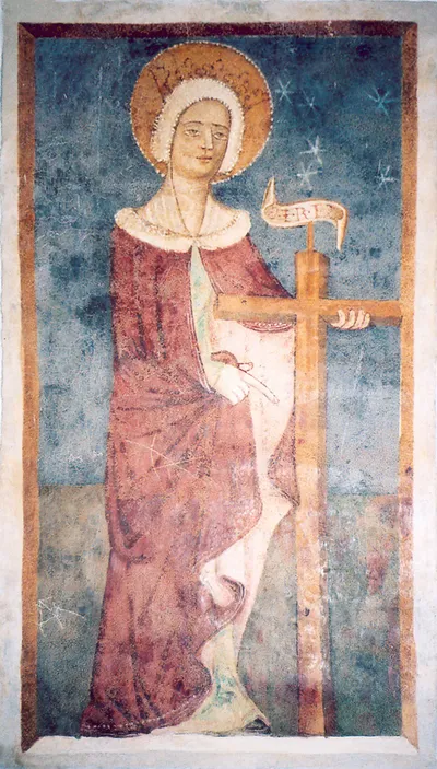 Nyíribrony: a református Szent Ilona-falképe